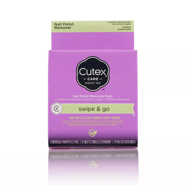 Cutex Swipe and Go Nail Polish Remover Pads, 10count
