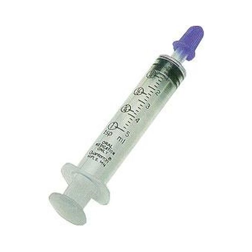 Ezy Dose Kids Baby Oral Syringe & Dispenser Includes Bottle Adapter 5 mL/1 TSP