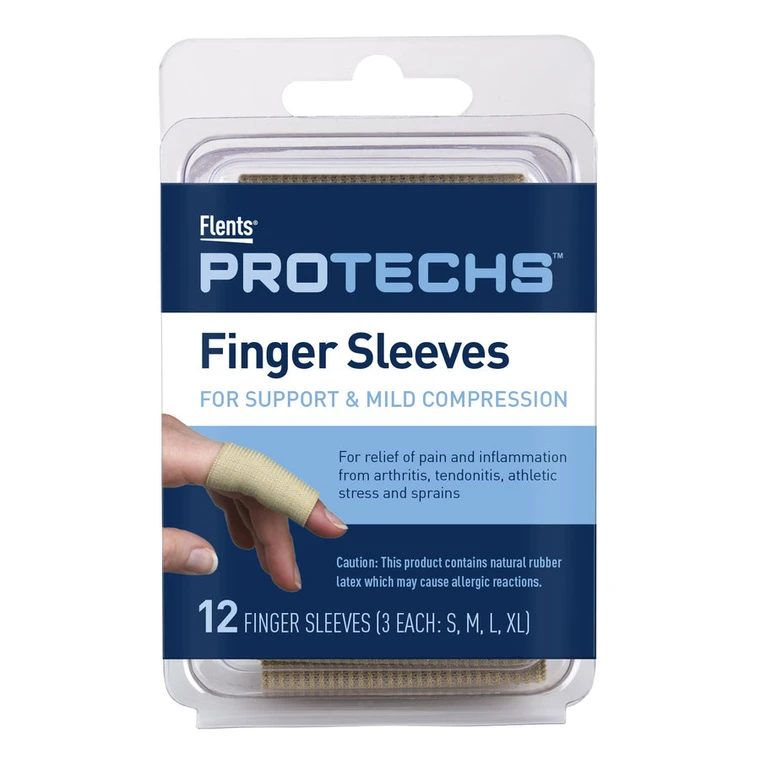 Flents Finger Sleeves Protective Finger Covers Flexible Finger Guards, 1 Count