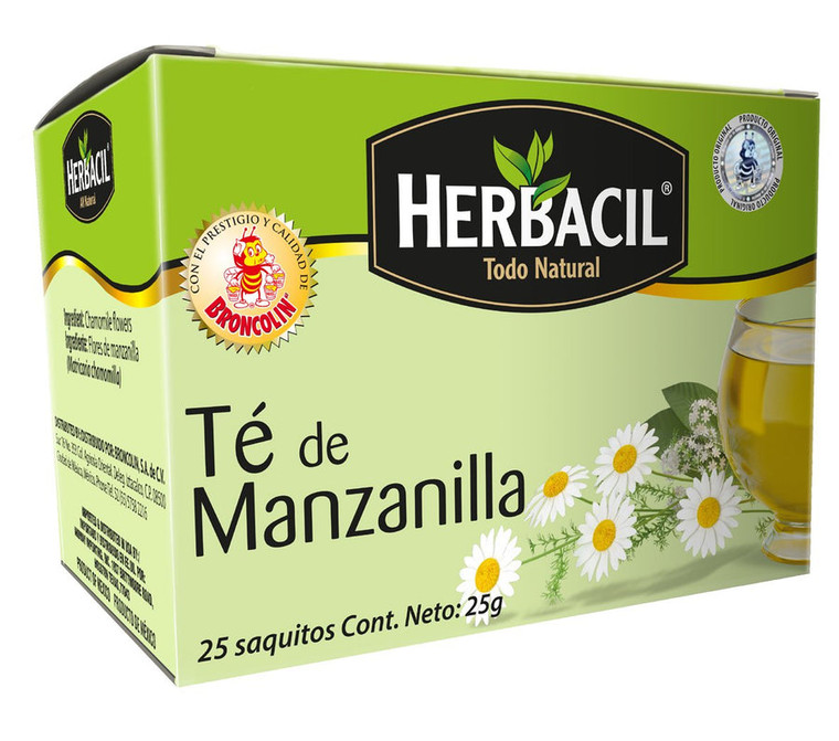 Herbacil Natural Chamomile Tea, 25 count