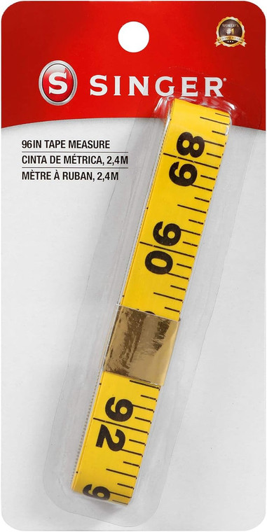SINGER Extra Long Vinyl Tape Measure, 96 inches
