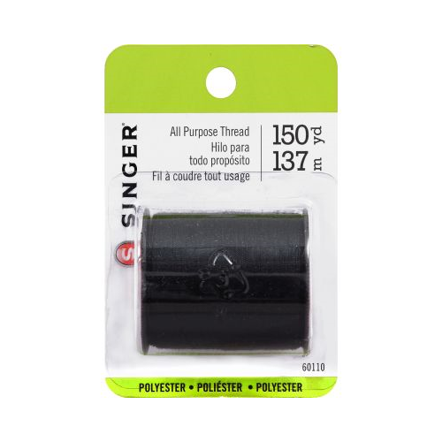 SINGER All-Purpose Sewing Thread Black 150 yards Polyester