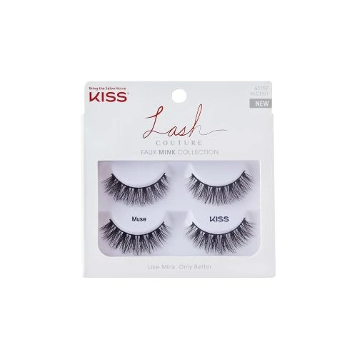 Kiss Lash Couture Faux Mink, Muse, 2count