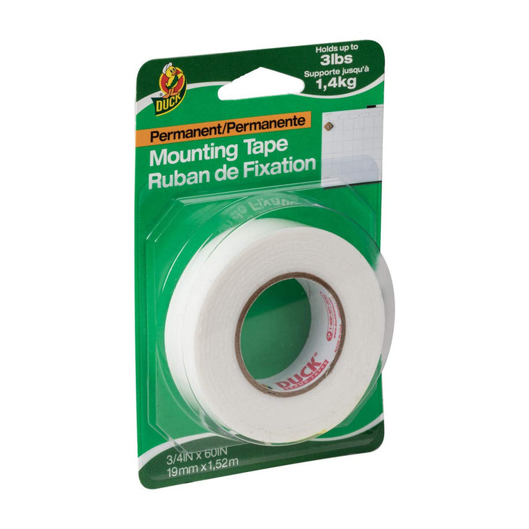 DUCK Permanent Mounting Tape White