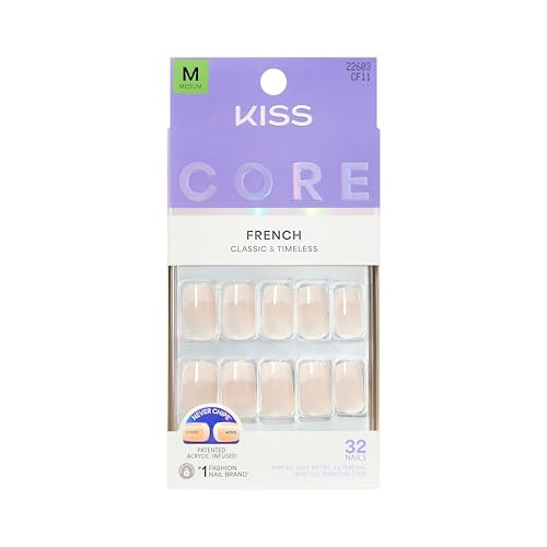 Kiss Core French Faux Nail Collection, Scenario