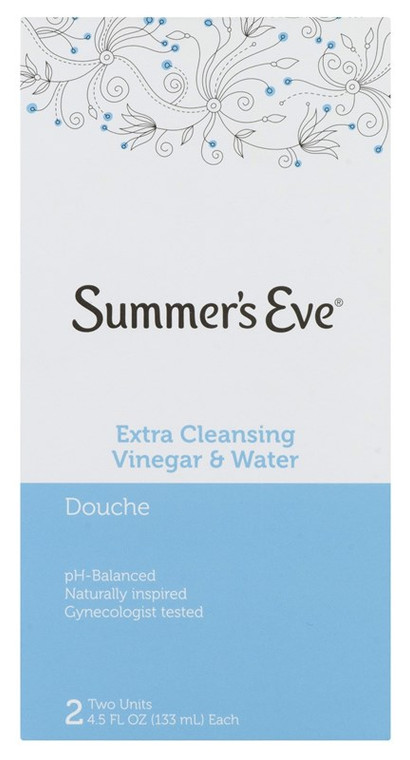 Summers Eve Douche Extra Cleansing Vinegar & Water 2 Ct