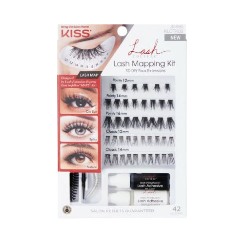 Kiss Lash Couture 3D Lash Mapping Kit, 42 Clusters