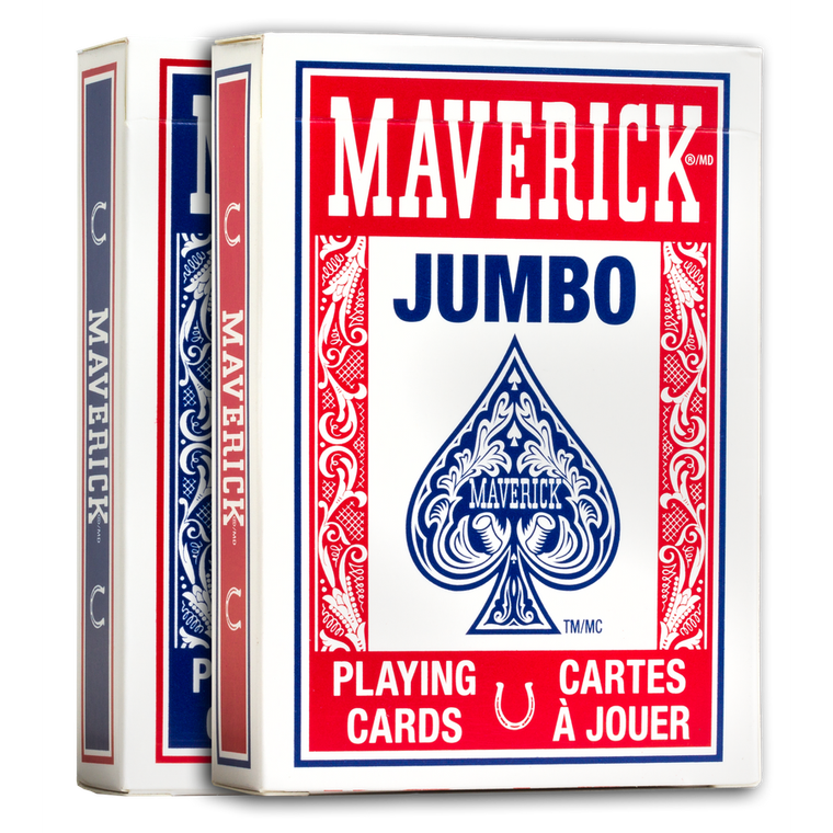 MAVERICK Jumbo Playing Cards Assorted Colors