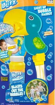 JA-RU Blitz Light Up Bubble Parrot