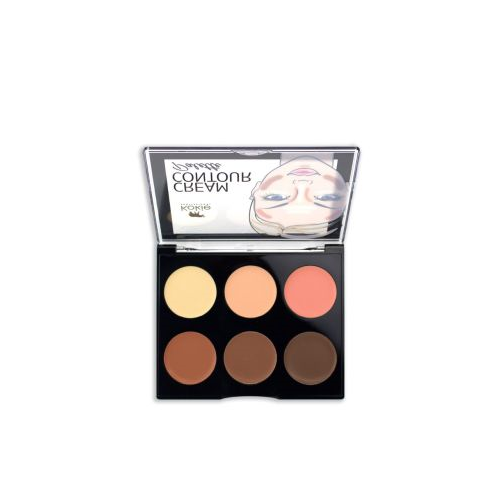 Kokie Cream Contour Palette, Deep&Dark