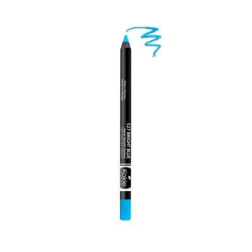 Kokie Cosmetics Waterproof Velvet Eyeliner Pencil, Bright Blue