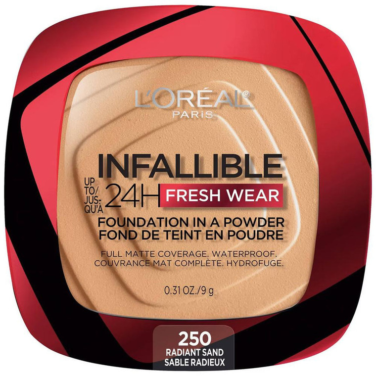 Loreal Paris Infallible Foundation matte finish, 250 Radiant Sand
