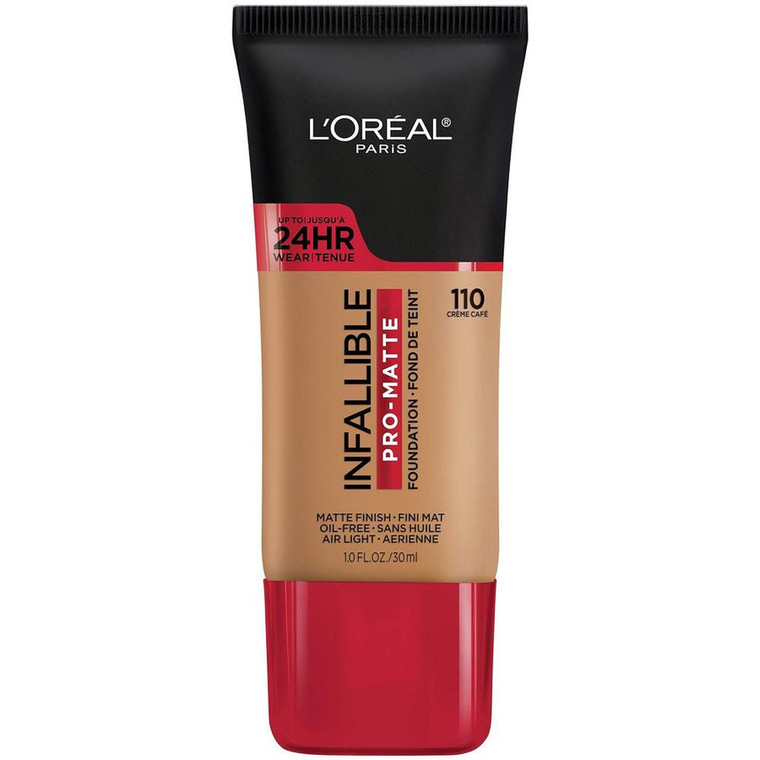 Loreal Paris Infallible Pro-Matte Foundation, 110 Creme Cafe