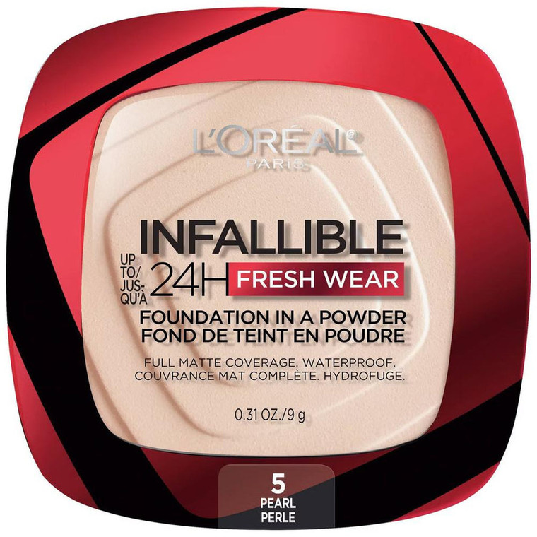 Loreal Paris Foundation in a Powder matte finish, 005 Pearl