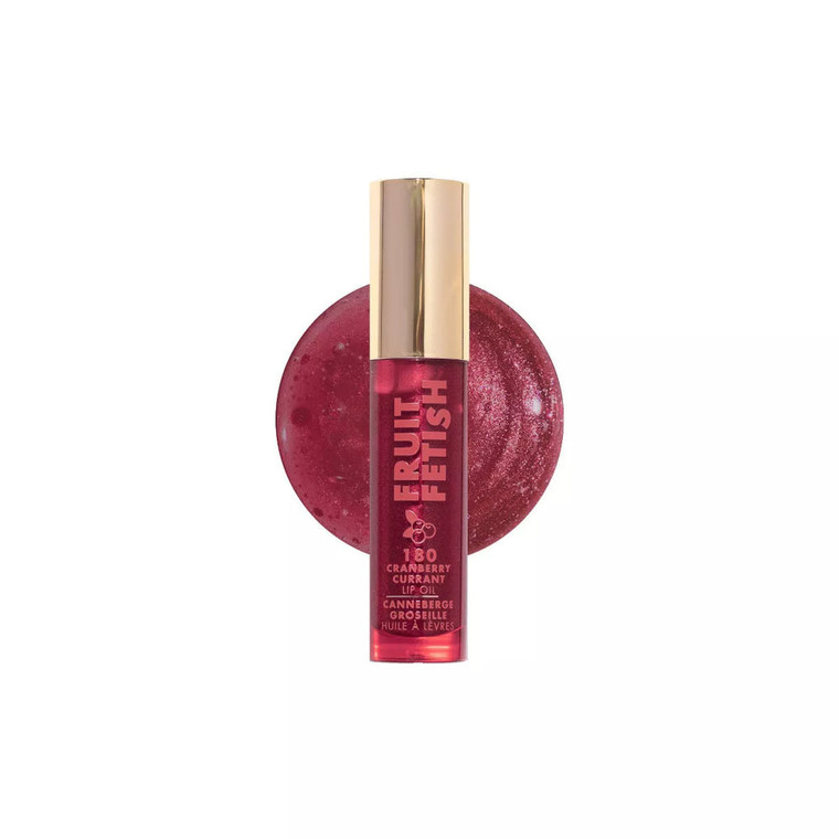 Milani Fruit Fetish Lip Oil 180 Cranberry Currant, 0.135 oz