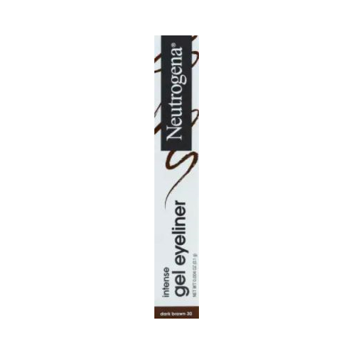 Neutrogena Intense Gel Eyeliner Smudge & Water-Resistant Dark Brown, 0.004 oz