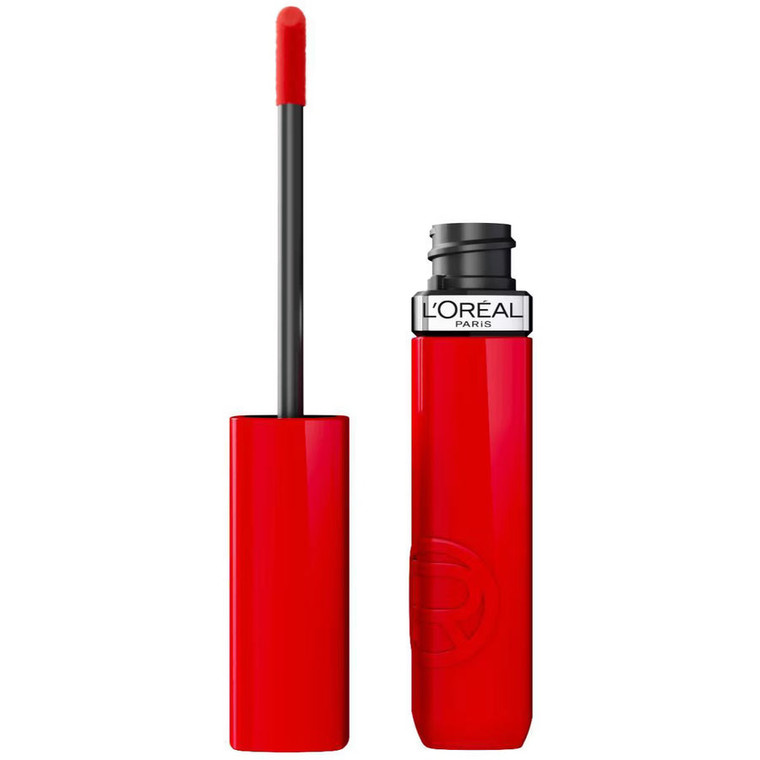 Loreal Paris Liquid Lipstick, 410 Red Poppy, 0.13oz