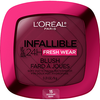 Loreal Paris Soft Matte Blush, 015 Legendary Berry, 0.31oz
