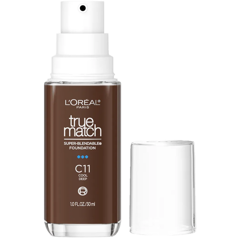 Loreal Paris Foundation, Medium Coverage, C11, Deep, 1oz