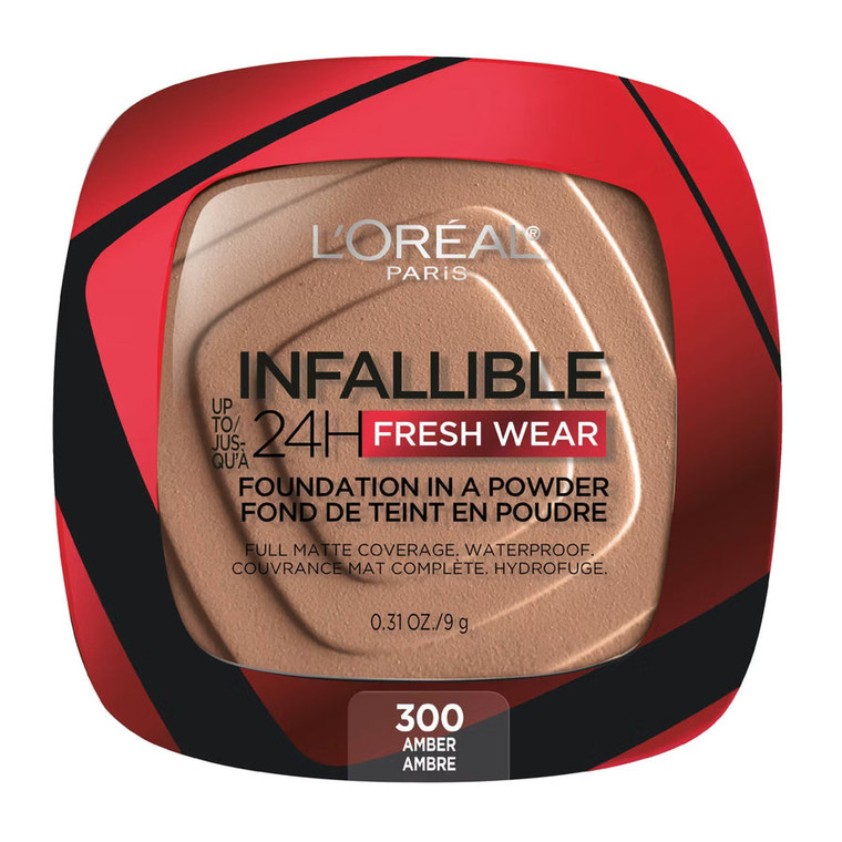 Loreal Paris Foundation, matte finish, 300 Amber, 0.31oz