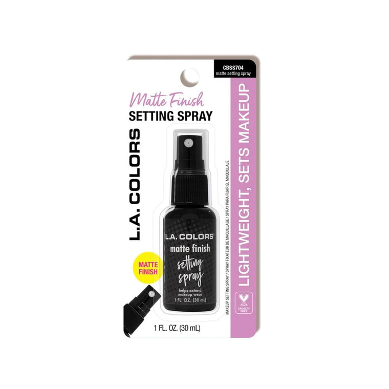 L.A. COLORS Matte Setting Spray, Carded