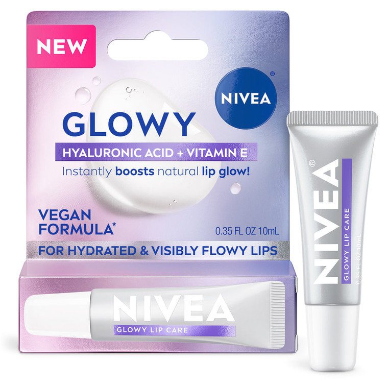 NIVEA Glowy Lips Vegan Lip Balm Clear