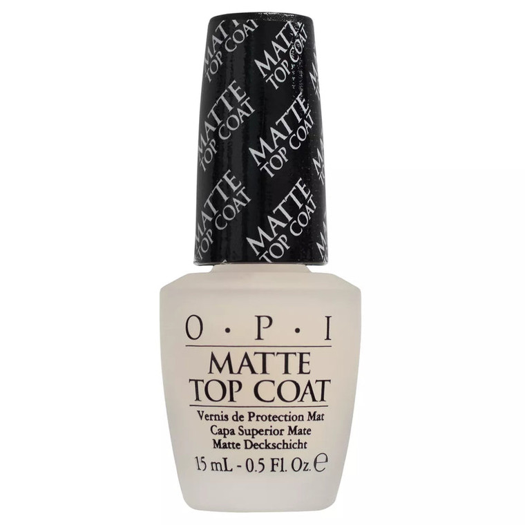 OPI Nail Treatment Matte Top Coat Clear, 0.5 oz