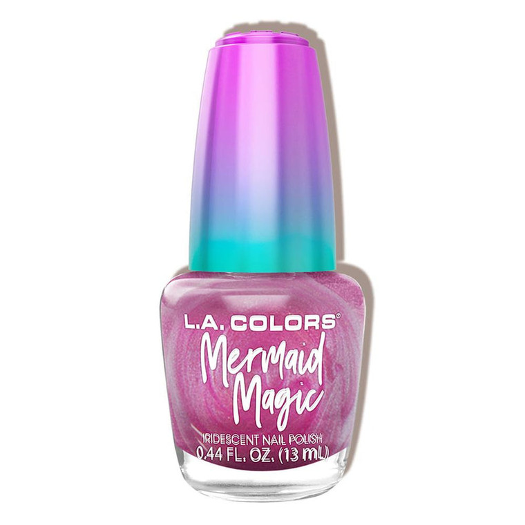 L.A. COLORS Mermaid Magic Nail Polish, Pink Pearl