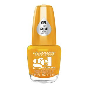 L.A. COLORS Color Craze Extreme Shine Gel Polish, Citrus Bright