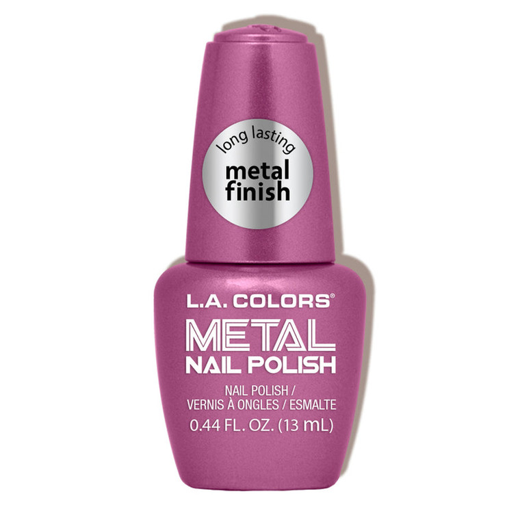 L.A. COLORS Metal Nail Polish, Rose Mimosa