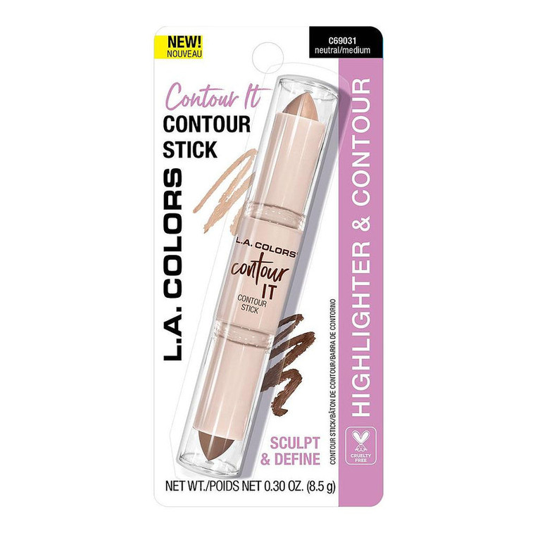 L.A. COLORS Contour It Contour Stick C69031 Neutral/Medium