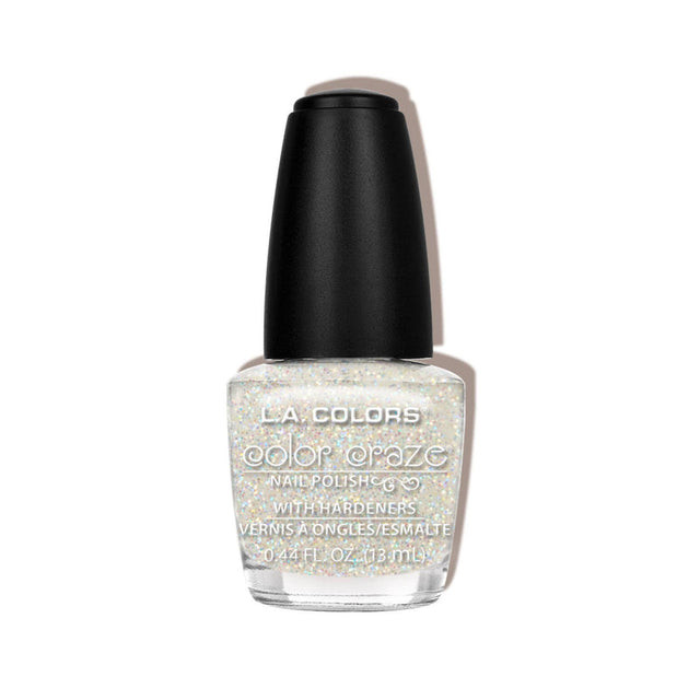 L.A. COLORS Color Craze Nail Polish, Sassy Sparkle