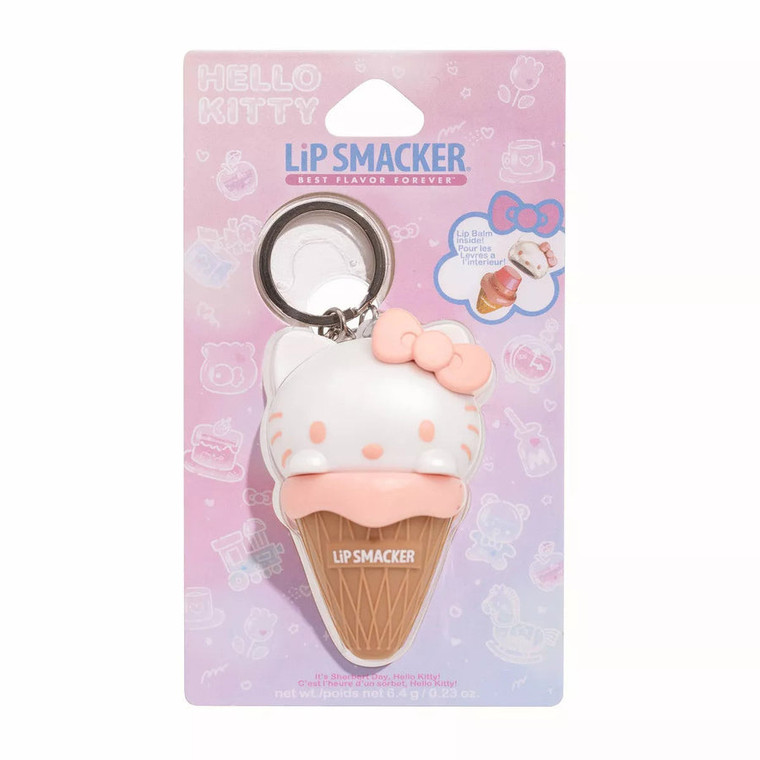 Lip Smacker Hello Kitty Ice Cream Cone Lip Balm It's Sherbert Day Hello Kitty!