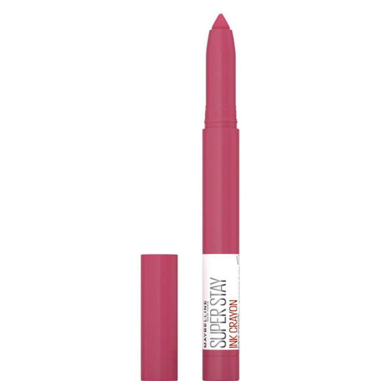 MAYBELLINE New York Super Stay Ink Crayon Lipstick Matte Longwear Lipstick Makeup, Achieve It All, 0.04 oz