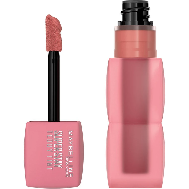 MAYBELLINE New York Super Stay Teddy Tint Liquid Lip Tint, Ribbon Tied, 0.17 oz