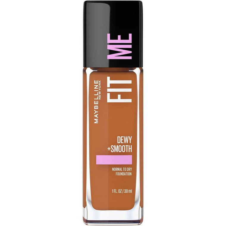 MAYBELLINE New York Fit Me Dewy + Smooth Foundation Makeup, 360 Mocha, 1 oz