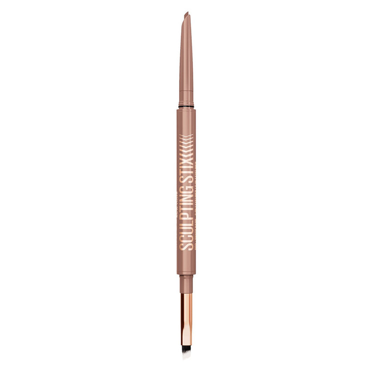 MAYBELLINE New York Sculpting Stix Double-Ended Eyeliner Pencil with Brush, 012 Hazy Taupe