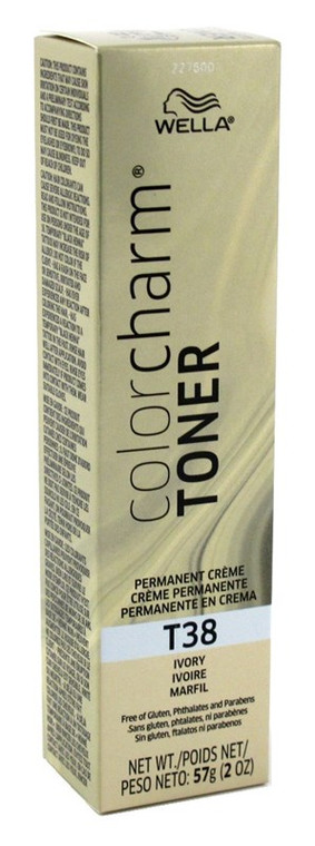 Wella Color Charm Creme Toner #T38 Ivory 2Oz