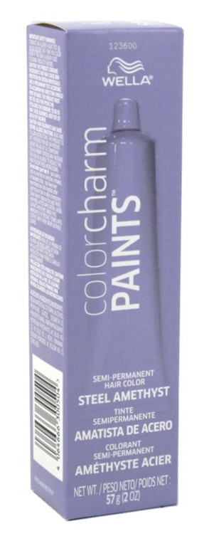 Wella Color Charm Paints Tube Steel Amethyst 2Oz