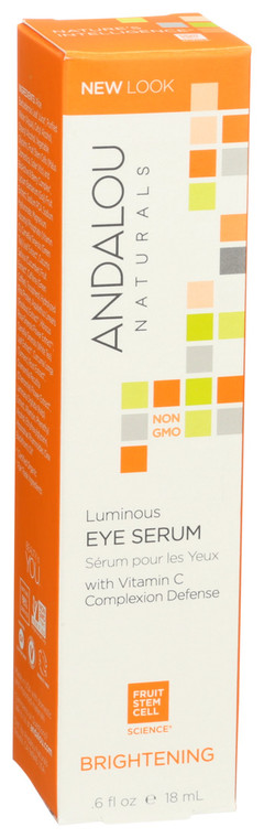 Andalou Naturals, Luminous Eye Serum Brightening, 1 Each, 0.60 Oz