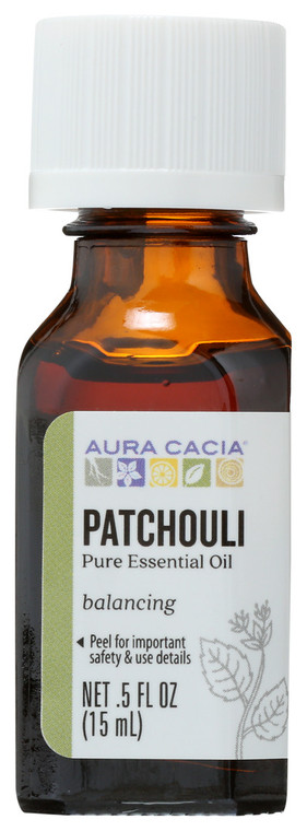 Aura Cacia, Pure Essential Oil Patchouli, 1 Each, 0.5 Oz
