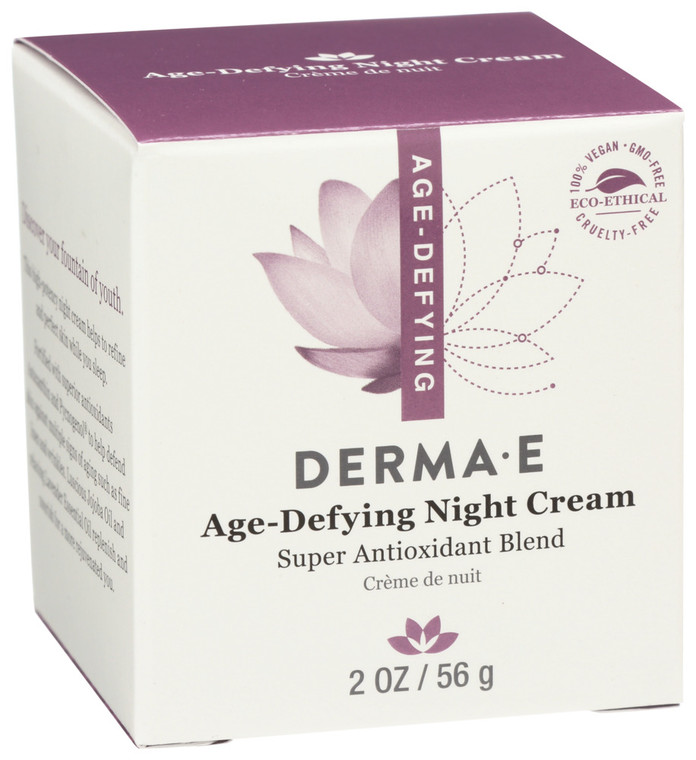 Derma E, Night Cream Age Defying Super Antioxidant Blend, 1 Each, 2 Oz