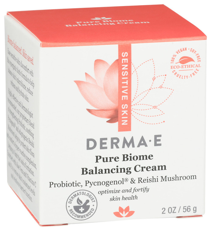 Derma E, Pure Biome Balancing Cream, Case Of 1, 2 Oz