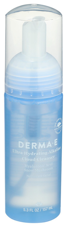 Derma E, Ultra Hydrating Alkaline Cloud Cleanser, 1 Each, 5.3 Oz
