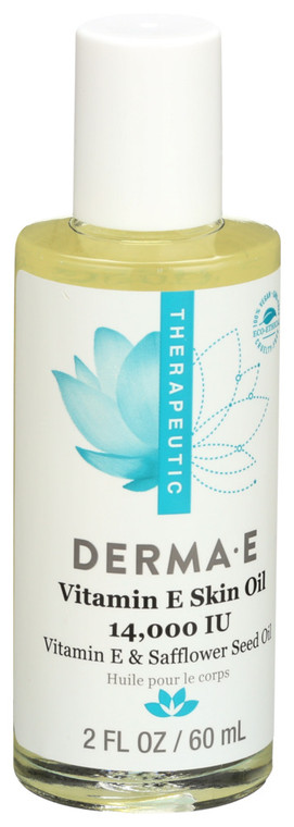 Derma E, Vitamin E Skin Oil 14 000 Iu, 1 Each, 2 Fl Oz