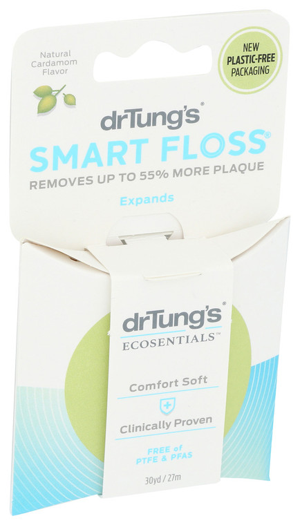 Dr. Tung`s, Smart Floss Natural Cardamom Flavor, Case Of 6, 30 Yd