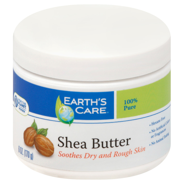 Earths Care, Shea Butter 100% Natural, 1 Each, 6 Oz