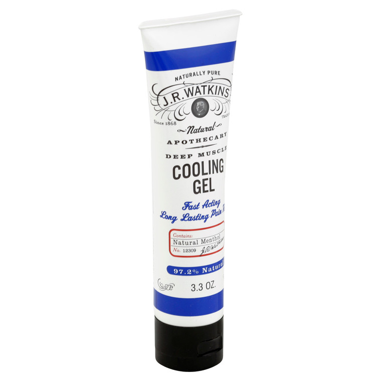 J.r. Watkins, Deep Muscle Cooling Gel Natural Menthol, 1 Each, 3.3 Oz