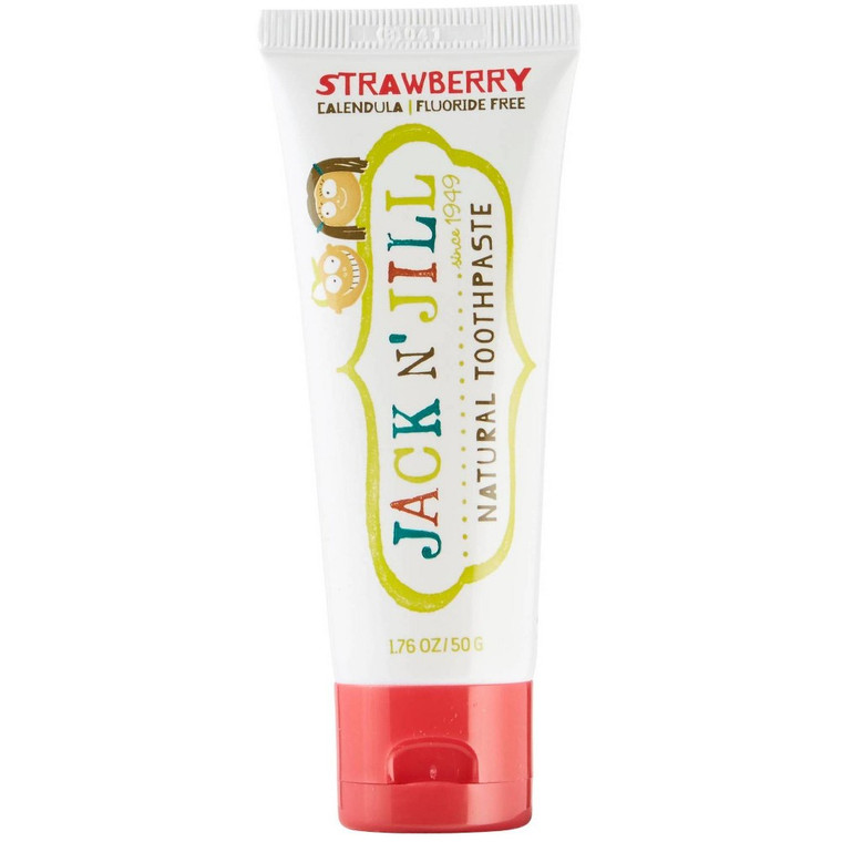 Jack N Jill, Natural Toothpaste Strawberry, Case Of 6, 1.76 Oz