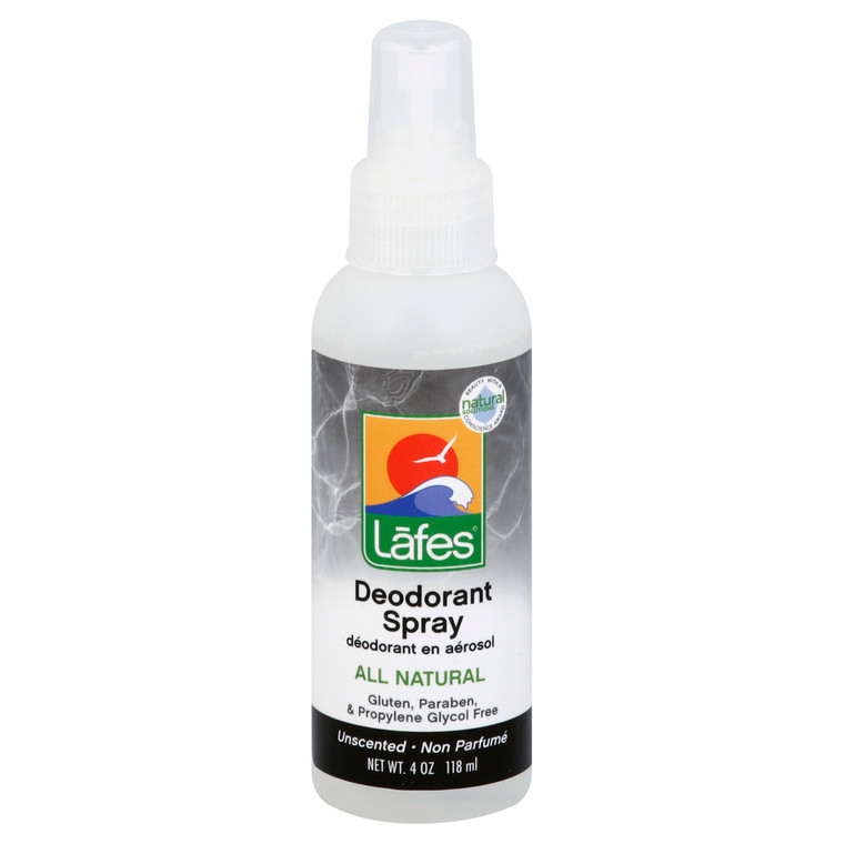 Lafe's Natural Body Care, All Natural Deodorant Spray With Aloe, 1 Each, 4 Fl Oz